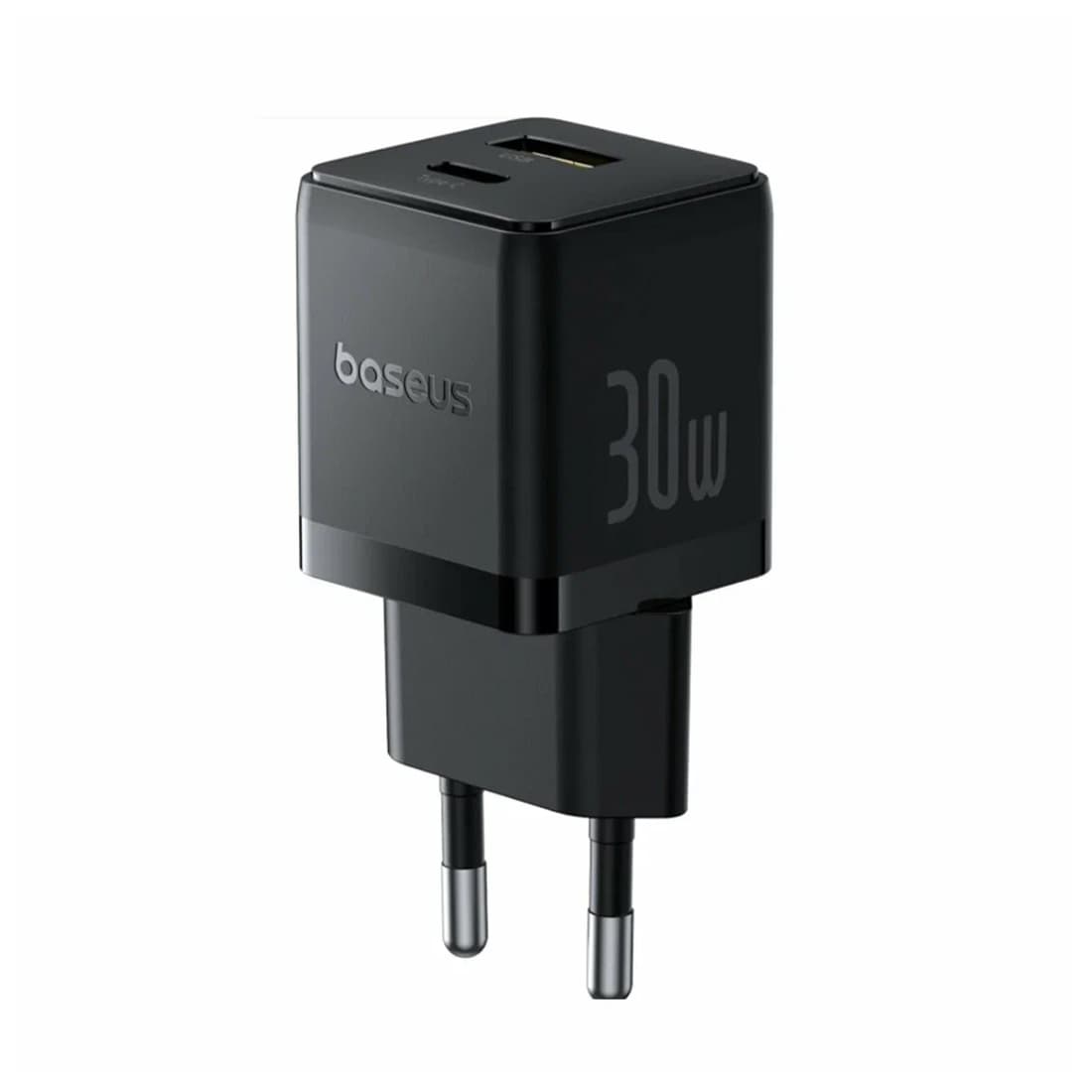 Адаптер питания Baseus Palm C+U 30W EU Cluster Black (P1011160A113-00) — фото 1