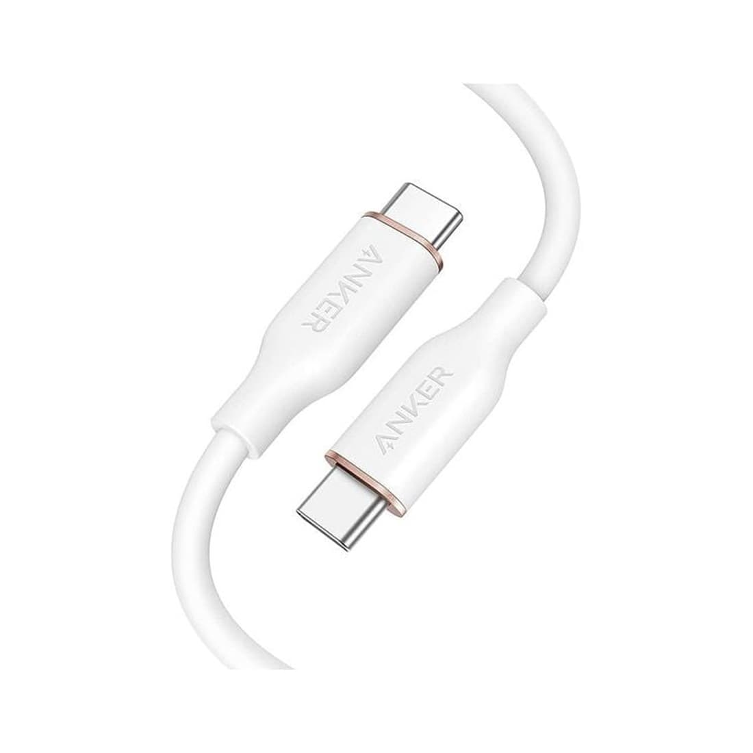 Интерфейсный кабель Anker PowerLine III Flow USB-C to USB-C (A8552H21) Белый
