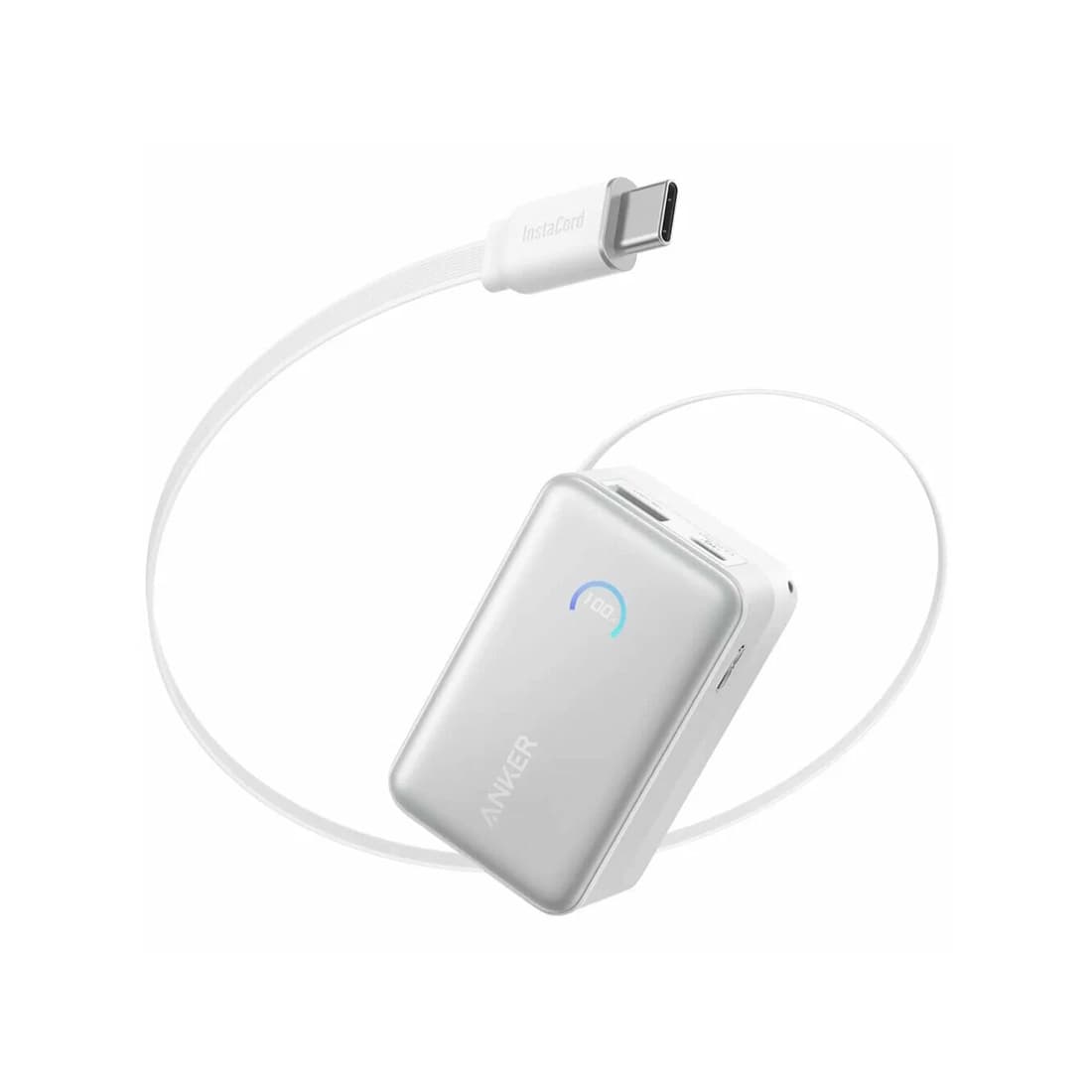 Портативный внешний аккумулятор Anker Nano 10000mAh 45W (A1638H21) Белый
