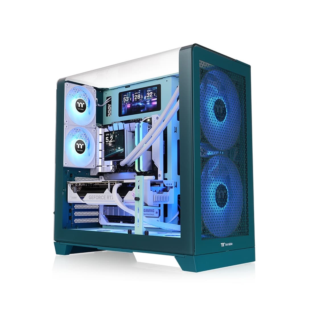 Компьютерный корпус Thermaltake View 390 Air Transformative Teal без Б/П