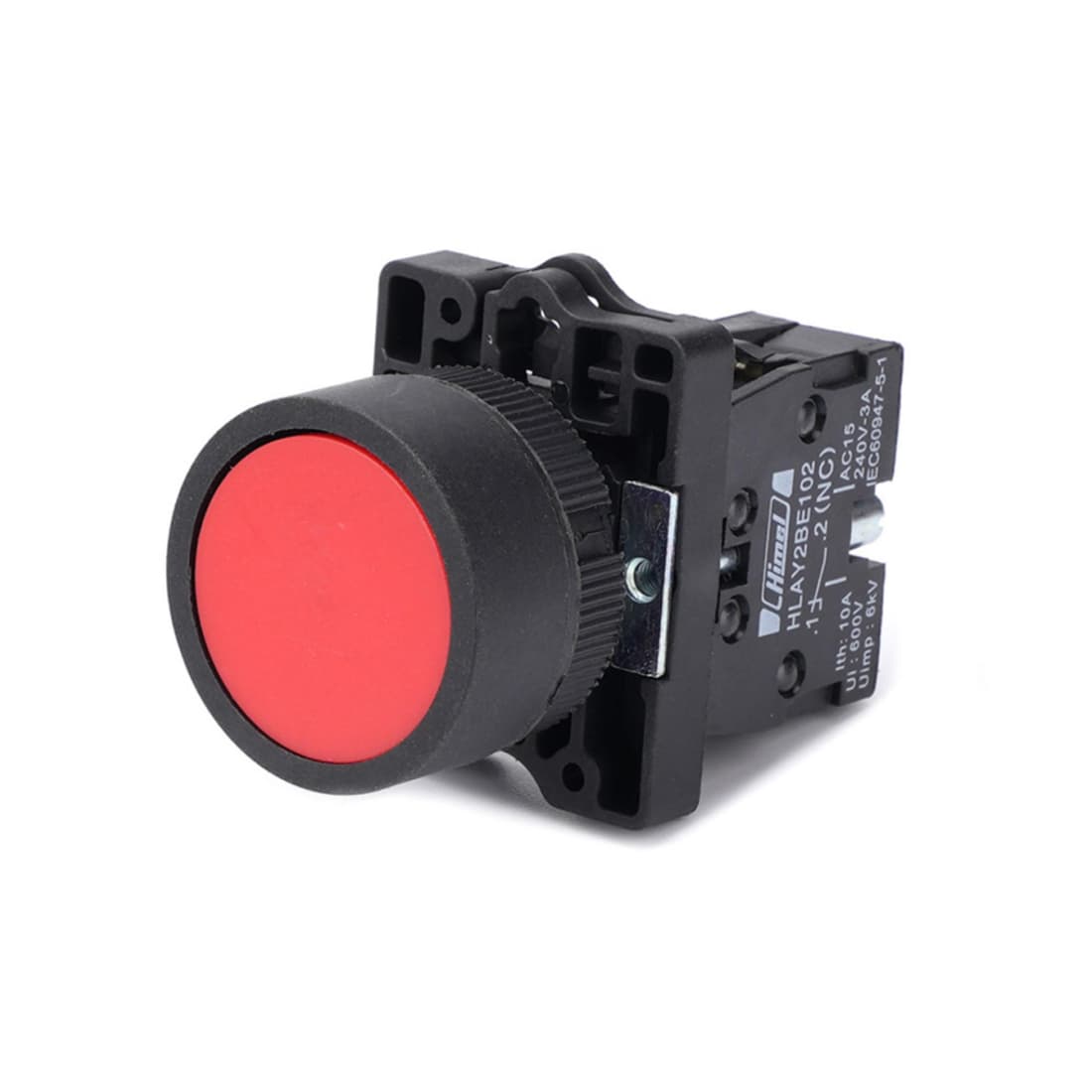 Кнопка Himel 1НЗ красная