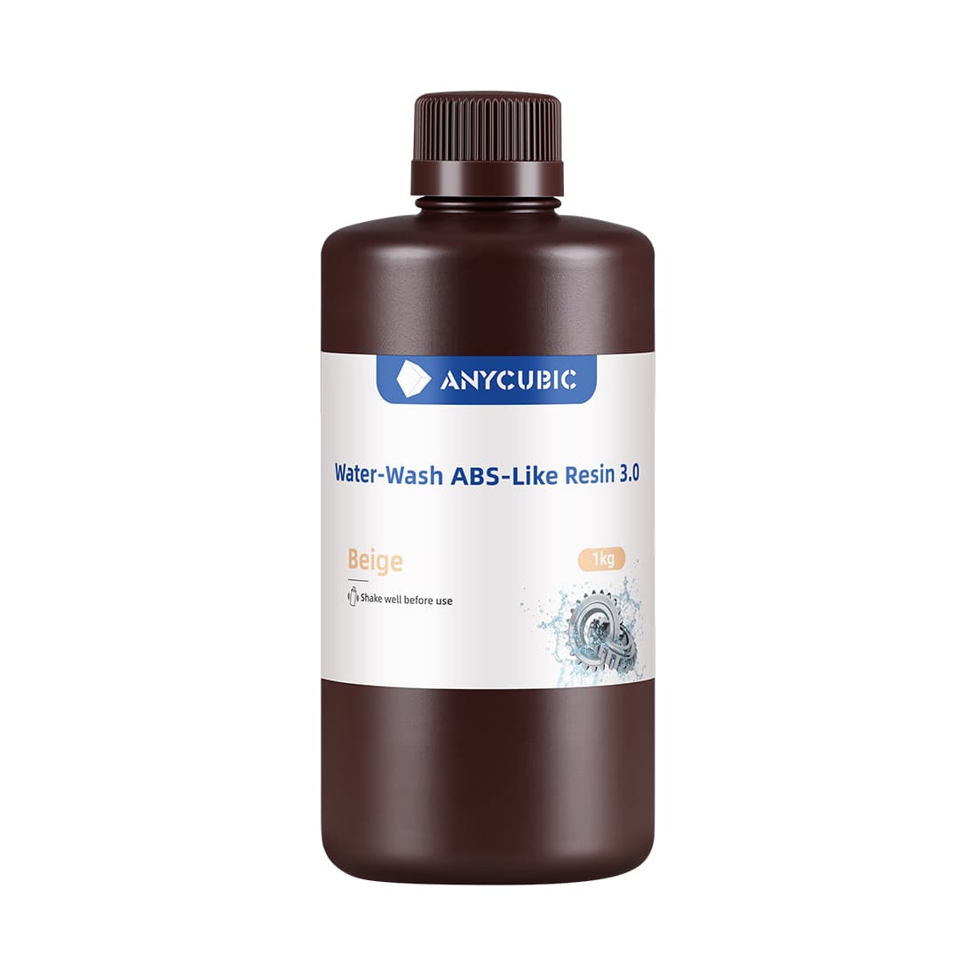 Фотополимерная смола для 3D-печати Anycubic Water-Wash ABS-Like Resin 3.0 SSXAB3BG-10 (бежевый)