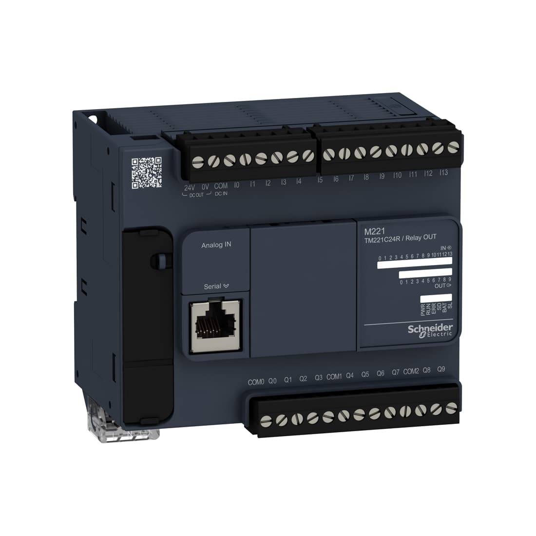 ПЛК M221-24IO SE TM221C24R M221-24IO реле часы