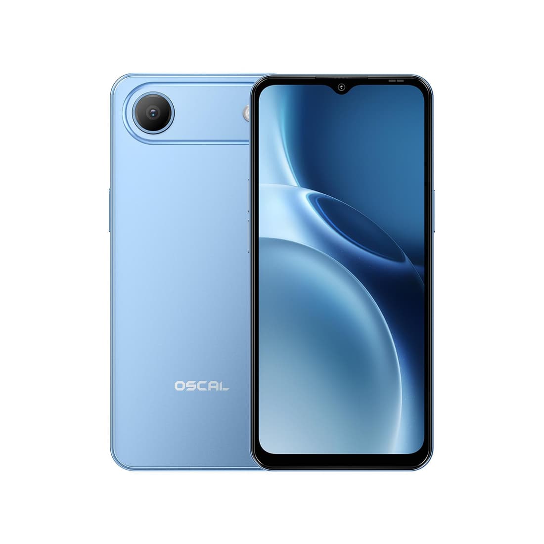 Смартфон OSCAL FLAT 3C 4GB RAM 64GB ROM Blue — фото 1