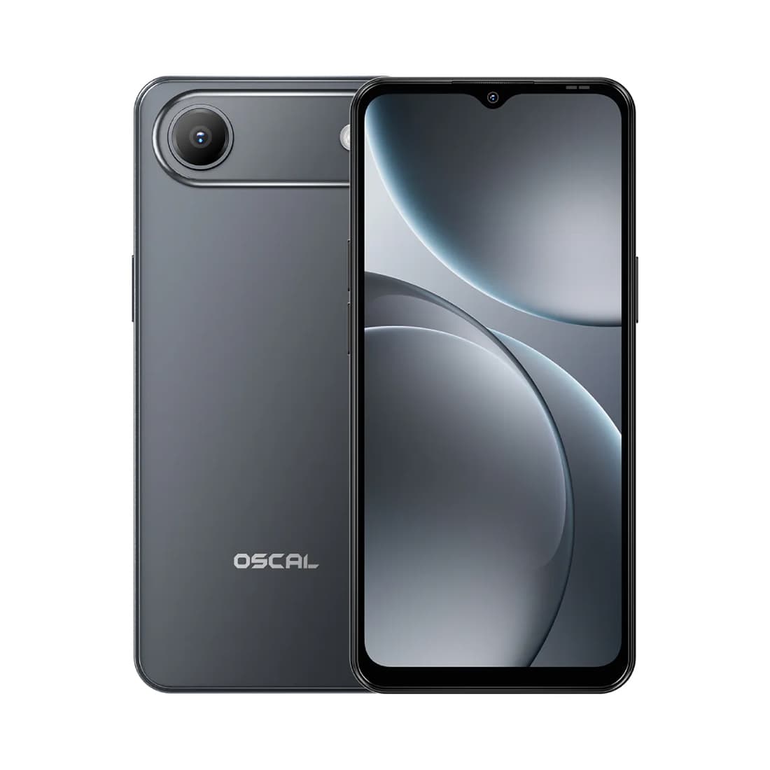 Смартфон OSCAL FLAT 3C 4GB RAM 128GB ROM Black — фото 1