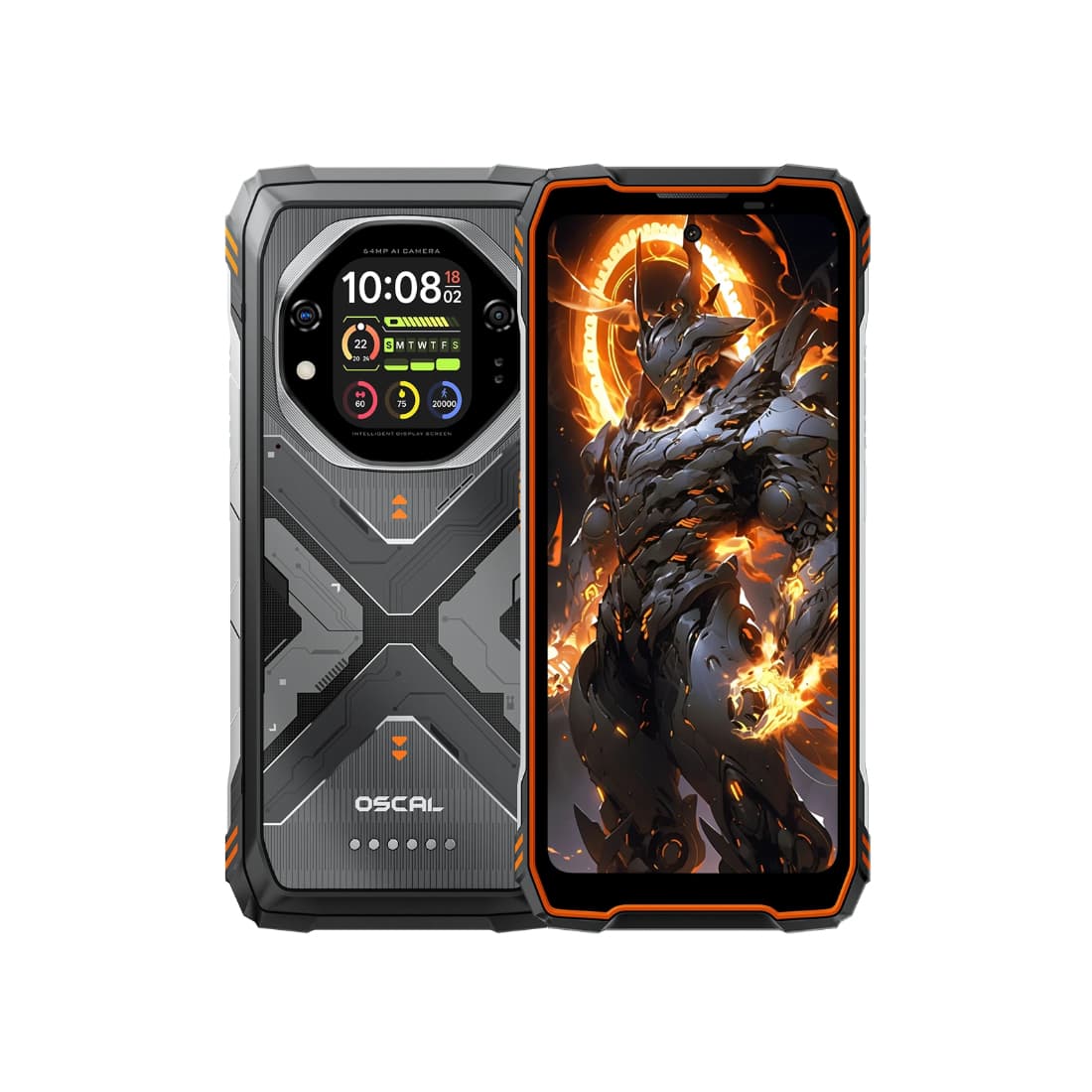 Смартфон OSCAL TANK 1 Rugged Phone 12GB RAM 256GB ROM Orange