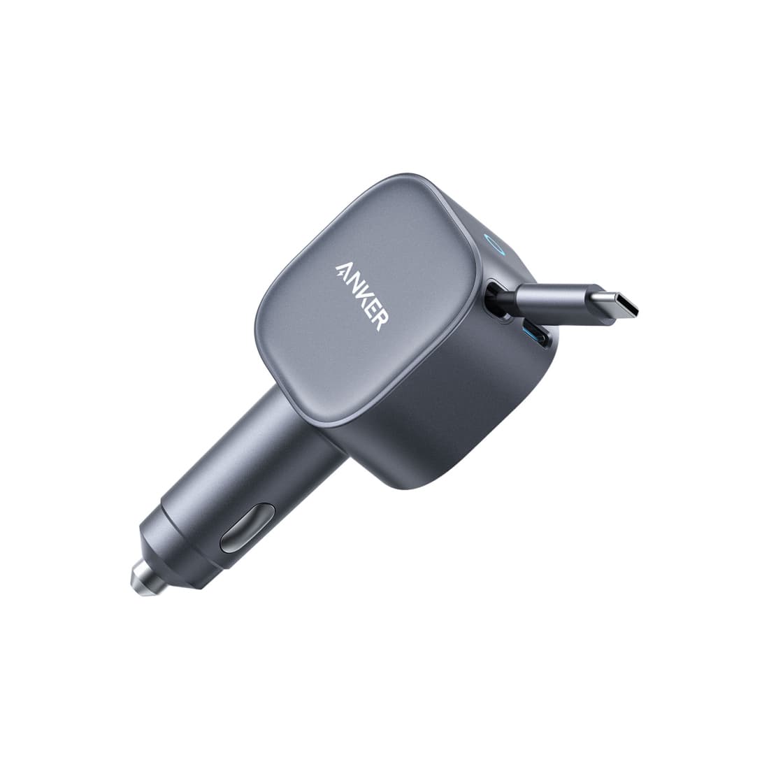 Автомобильное зарядное устройство Anker Nano Car Charger (75W, USB-C Port, Built) (A2738HA2) Черный