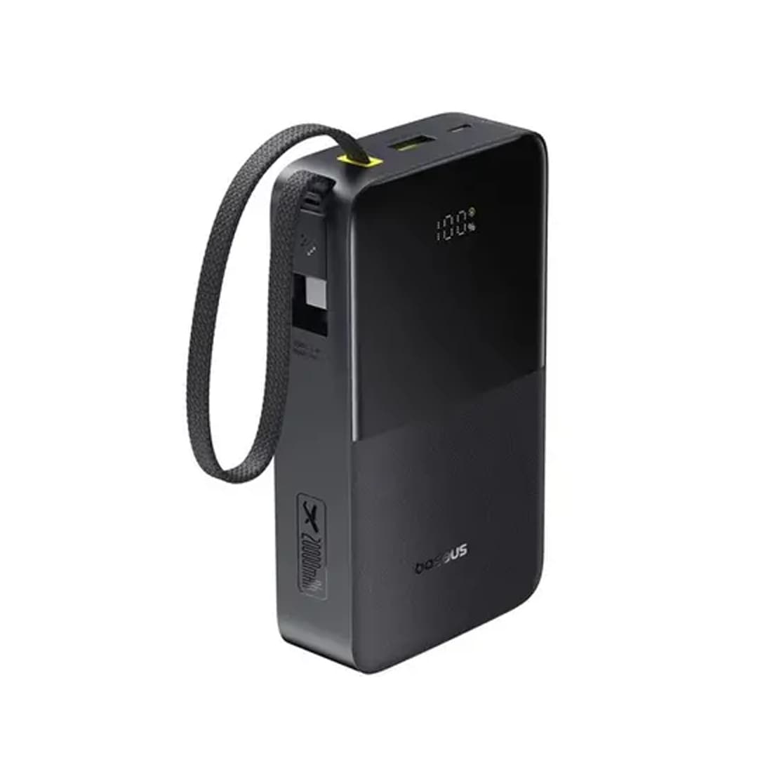 Портативный внешний аккумулятор Baseus FP51 Bipow 2 Pro CCC 20000mAh 30W Cable Black