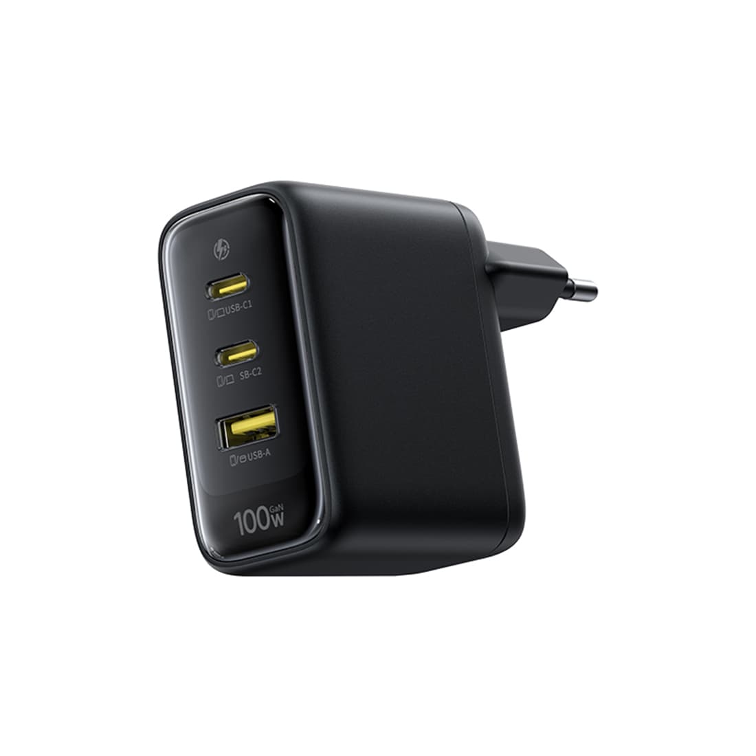 Адаптер питания Baseus EnerFill FE22 Fast Charger 2C+U 100W EU Cosmic Black